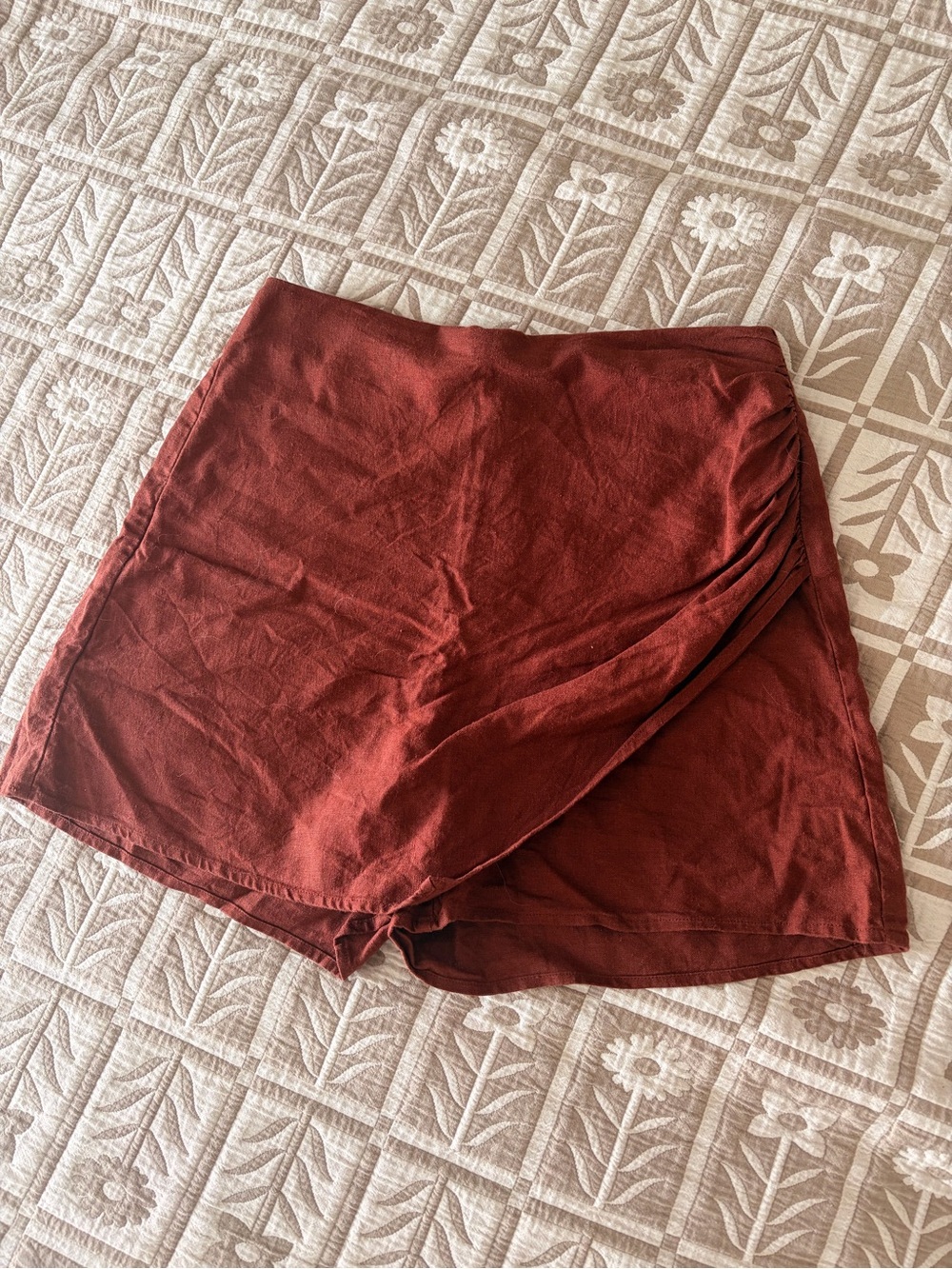 a new day Rust-Tone Zip Skirt